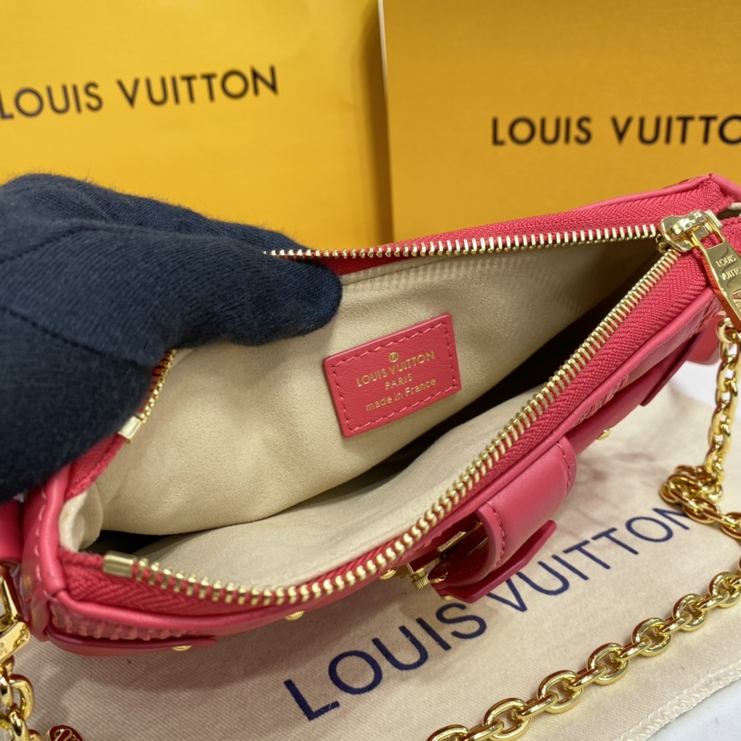 Louis Vuitton POCHETTE TROCA Shoulder Bag M59049 Pink